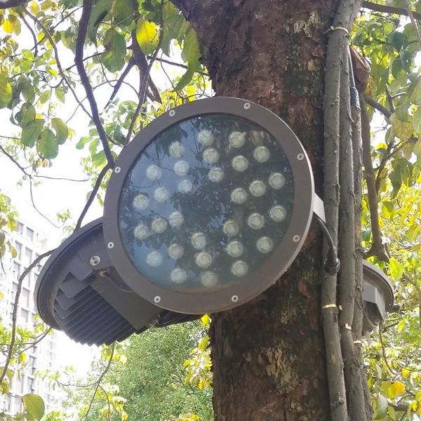 Bunte LED-Rasenlampe im Freien, wasserdicht, regendicht, Licht, Boden, Baum, Projektionslichter, Hof, Landschaftslampen, Garten