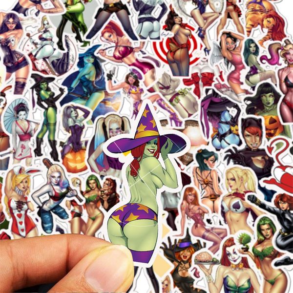 Sexy Devil Girl Stickers Pack 50 PCS adesivos de mala de vinil para laptop helmet para chumbo de carros de carros de carros de carros