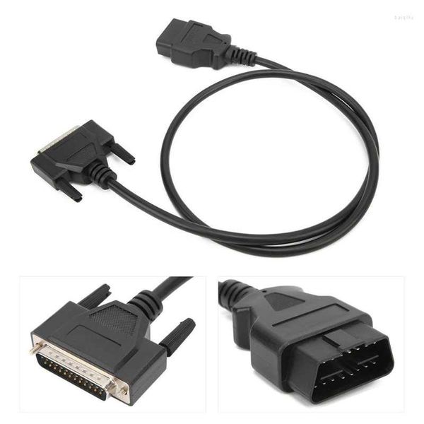 Diagnose-OBD2-Stecker auf DB25-Kabeladapter, 16-polig, 102 cm, Ersatz für SBB V33 Schlüsselprogrammierer