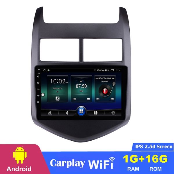 WiFi Music USB Aux ile Chevy Chevrolet Aveo 2010-2013 için Android Touchscreen Araba DVD GPS Navi Stereo Player