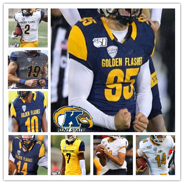 Kent State Golden Flashes College Football Maglie Collin Schlee Marquez Cooper Gavin Garcia Bryan Bradford Dante Cephas Devontez Walker Raymond James Nico Bolden