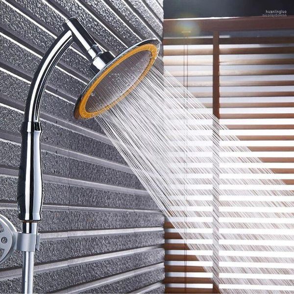 Bathroom chuveiro conjuntos de cabeça de alta pressão economizando handheld de mão grande de 6 polegadas Spa acessórios Douche