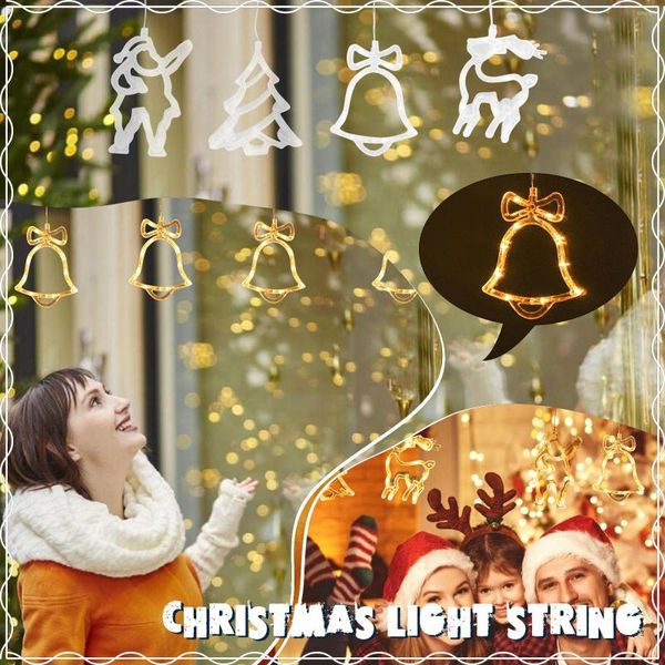 Decorações de Natal Sucker String luz