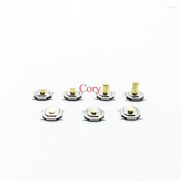 Interruptor 100pcs SMD 4 1,5 mm 4x4mm 1,5/1.6/1.7/1.8/1.9/2.0/2.3/2.5/3.0/3,5 mm Tato tato tato Micro Momentário Czyc