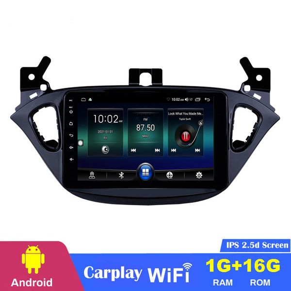 Lettore da 8 pollici Android car dvd Radio di navigazione GPS automatica per 2015-2019 Opel Corsa / 2013-2016 supporto Adam Carplay OBD2 Mirror Link Controllo del volante