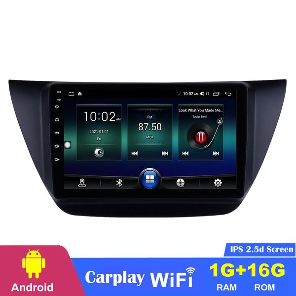 9 polegadas Android Car DVD GPS Player Auto estéreo para 2006-2010 Mitsubishi Lancer IX com Aux Support Trowiew Camera OBD II