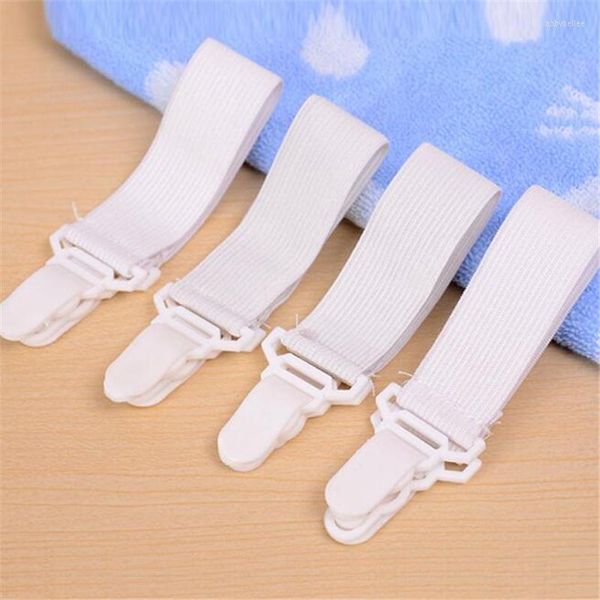 Giyim Depolama 4pcs/Set Elastik Yatak Sayfası Kapak Battaniyeleri Grippers Clip Tutucu Bağlantı Müdürleri Kiti Ev Tekstil Aksesuarları