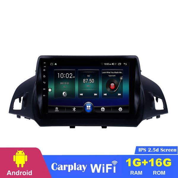 Android Car DVD-плеер 9-дюймовый 4 Core HD Auto Radio GPS Navigation Full Touch для Ford Escape 2013-2016 CarPlay Support