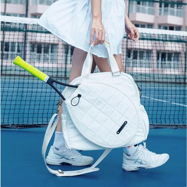 Bolsas ao ar livre 2022 Greatspeed Tennis Bag Racket Sports Black White Mulher Sport Badminton Tampa de ombro