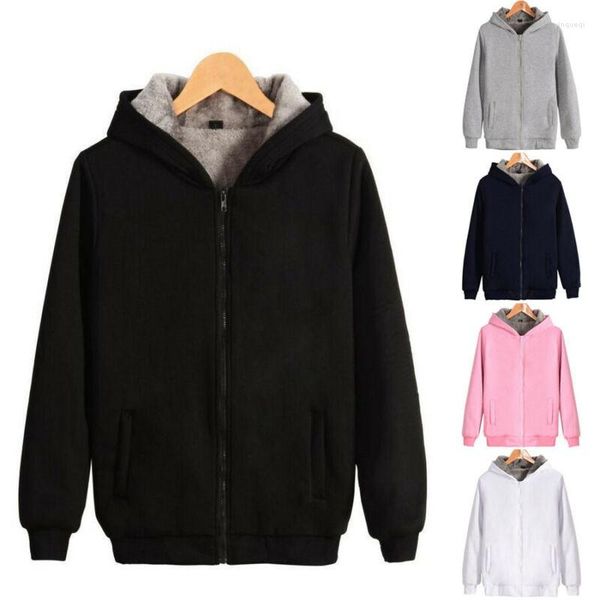 Herren-Kapuzenpullover, modisch, dicker Fleece-Kapuzenpullover mit Pelzfutter für Herren, Mantel, Jacke, Sweatshirt, Oberteil, Oberbekleidung