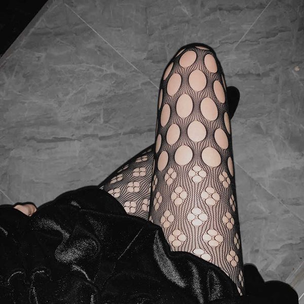 Çorap Çoruk Gotik Uzun Seksi Fishnet Çoraplar Tayt Kadın Külotlu Köpeği Net Çorapları İçi Black Siyah İns Retro Mesh Çorapları Uyluk Yüksek Çorap T220930