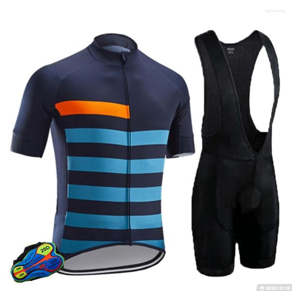 Set da corsa Bike Jersey Designs OEM Factory Set da ciclismo da uomo Cena Comodi pantaloncini da club Top Team sublimati