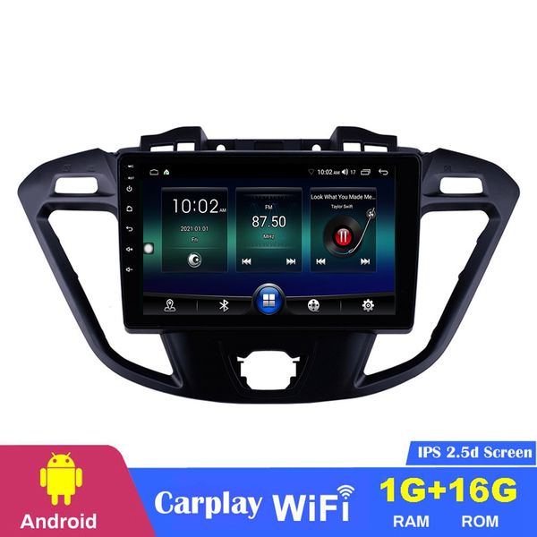 Player de 9 polegadas Android Car DVD Radio GPS Navegação para 2017-2019 Ford JMC Tourneo com Mirror Ling Support TV Digital CarPlay