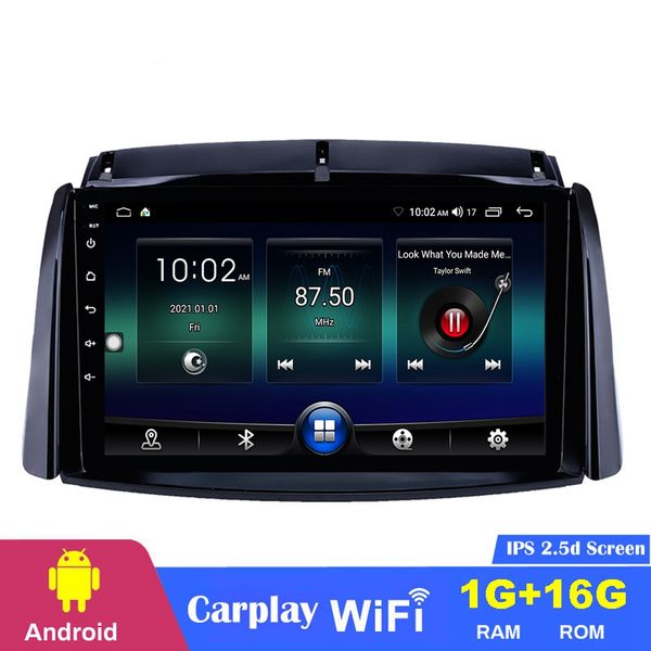 Lettore Android Car dvd Mp5 Intrattenimento Radio Stereo Audio Navigazione GPS per Renault Koleos 2009-2016 con bt wifi