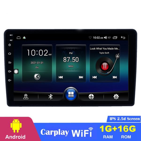 9-дюймовый автомобильный DVD-блок игрок для Toyota Vios-2002 GPS Navigation Big Touch Screen Radio Stereo Multimedia Android поддержка CarPlay Dab