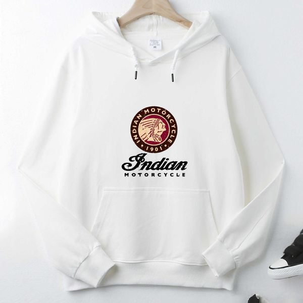 hoodies 100cotton 2021 hiphop gevşek Hint Moto Retro Sonbahar Kaliteli Hoodie Erkek Giyim Giyim Sweatshirt kazak