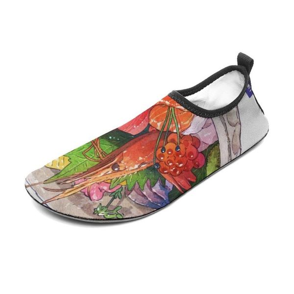 Uomo Nuoto Immersioni Scarpe personalizzate Scarpe da ginnastica Creek con suola morbida Pelle a piedi nudi nera Snorkeling Wading Fitness Scarpe da ginnastica da donna