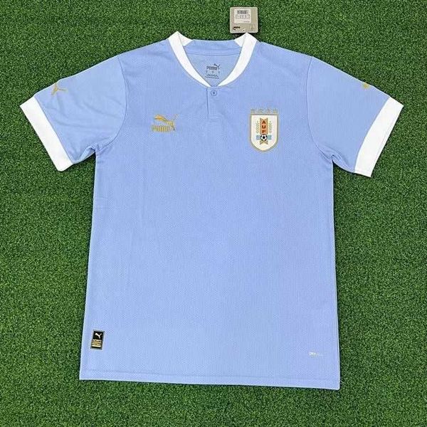 Maglie da calcio Casa 2022 Uruguay via Jersey Thai Versione per adulti N. 9 Suarez World Cup Coppa