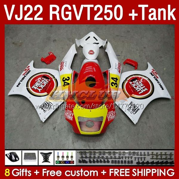 Tankverkleidungen für Suzuki RGVT250 RGV-250 SAPC VJ22 160NO.0 RGV250 VJ 22 RGVT-250 91 91 92 93 94 95 96 RGVT RGV 250 CC 1990 1992 1993 1994 1995 1996 Fairing Lucky Strike Streik