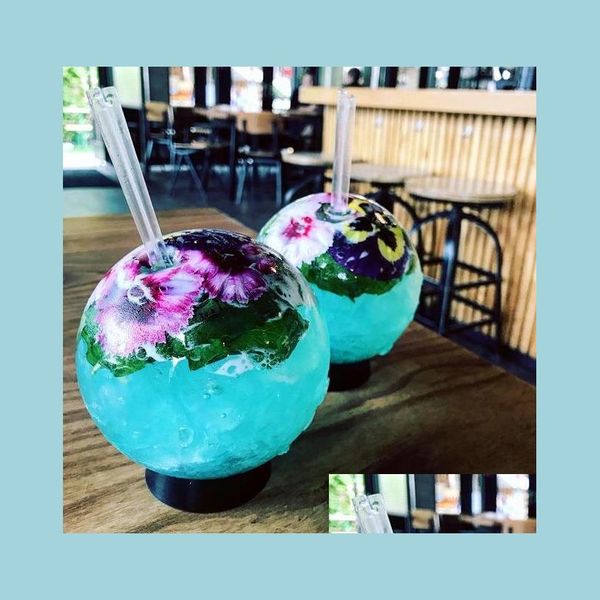 Стеклянная чашка коктейль -бокалы Cool Sphere Creative Cocktails Cup для бара пить сок виски в ресторанной вечеринке доставки 2021 Ho dhdjq