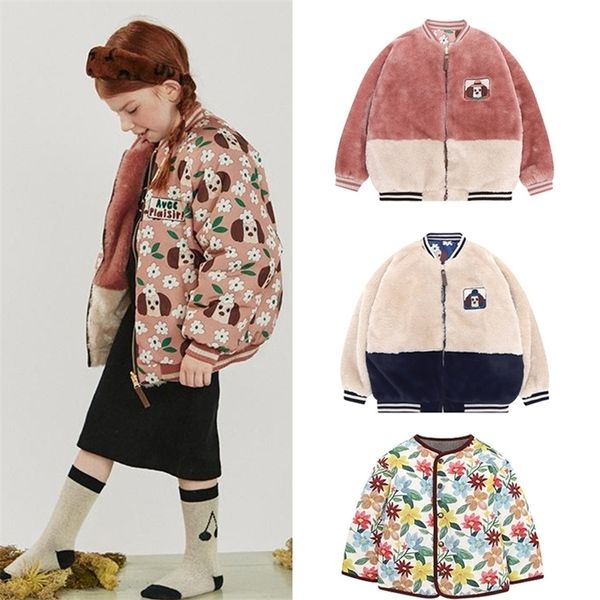 Jackets Kids Velvet Casat Winter Ld Brand meninos meninos moda moda quente jaqueta bebê