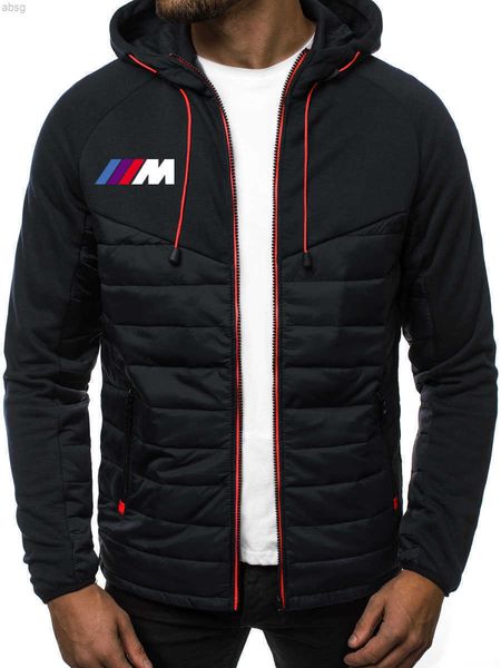 Hoodies moletons masculinos para BMW Power M1 Impressão de manga de moda longa com suéteres