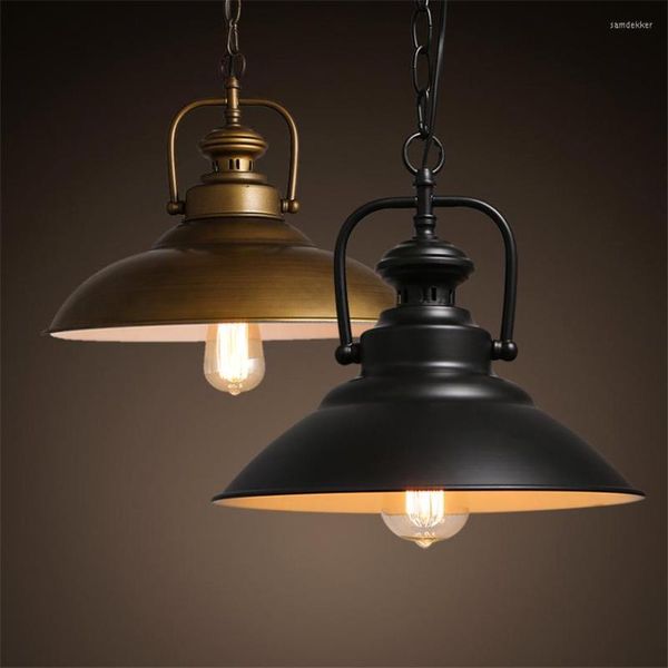 Kolye Lambalar Vintage Loft Demir Attic LED Işıkları Vallkin Mutfak Armatürleri Edison Ampul Aydınlatma Hanglamps Deco Luminaire