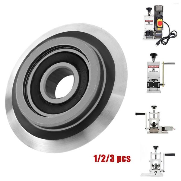 Beleuchtungszubehör Ersatzklinge für Kupferdraht-Abisoliermaschine, angetriebene Kabelabisolierer, Handkurbel, 15 mm Dicke, 64 mm Außendurchmesser.