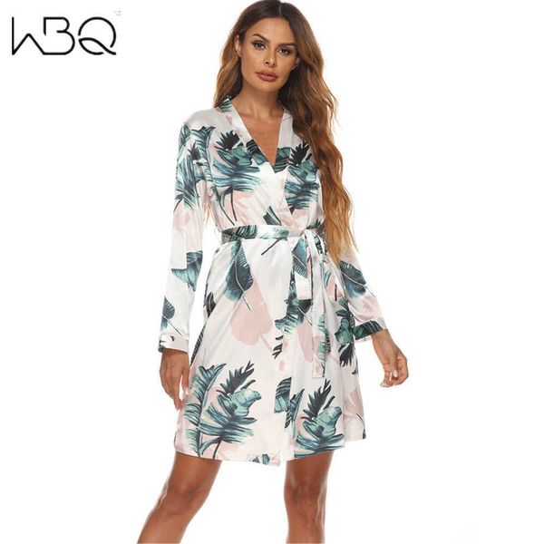 Abbigliamento da donna Sleep Floral Satin Abes for Women Wath Abet Gowns Ins Inace Beak Beaking Wedding Pegnoirs Birthday Birthday T221006