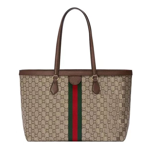 Grande capacità rosso verde g Borse per la spesa 2022 Totes Luxurys Designer Borsa a tracolla Moda Donna Tote Borse in pelle stampate Borsa a tracolla Pochette Casual Totes