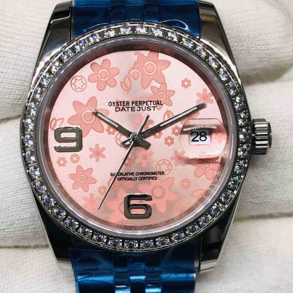 Relógio de luxo masculino superclone datejust r olex relógio mecânico masculino de luxo diário automático pérola em pó bens mesa rz1973