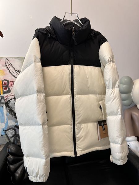 Мужская женщина дизайнерская куртка Puffer Winter Parkas Outdoor Winter Overwear Большой меховой капюшон с капюшоном вниз куртки Парка размер xs-xxl 203