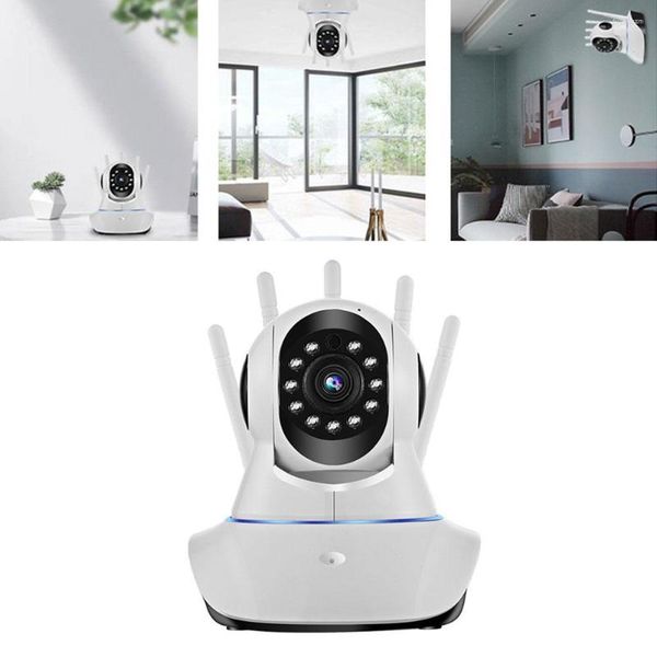 Videocamere HD 1080P Wireless WIFI IP CCTV Camera Smart Home Security Visione notturna Indoor 360ﾰ Funzione Panorama Voce bidirezionale