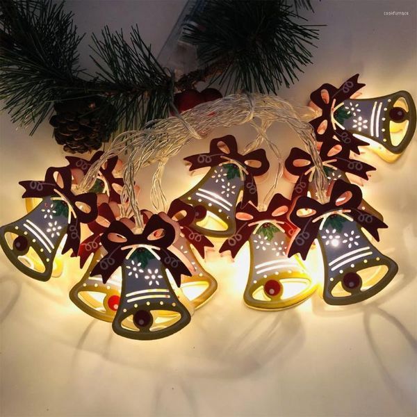 Decorações de Natal Lâmpadas LED Bateria leve alimentada por Papai Noel Floca de neve Luzes de floco de neve Decoração para noturno atacado
