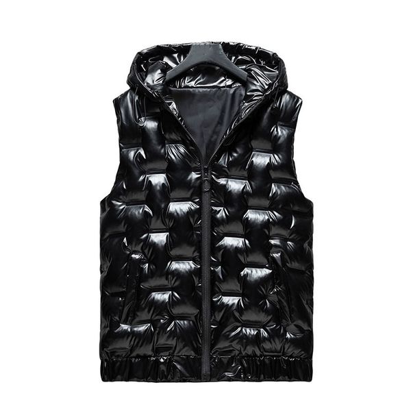 Gilet da donna Autunno Inverno Top Uomo Donna Caldo lucido Giacca da ragazza da ragazza Gilet elegante da donna Gilet in cotone Gilet da uomo bello Cappotto imbottito F206 221007