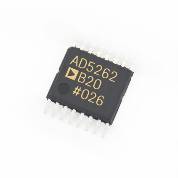 Novos circuitos integrados originais duplos spi dig pot ad5262bruz20 ad5262bruz20-rl7 ic chip tssop-16 microcontroller mcu