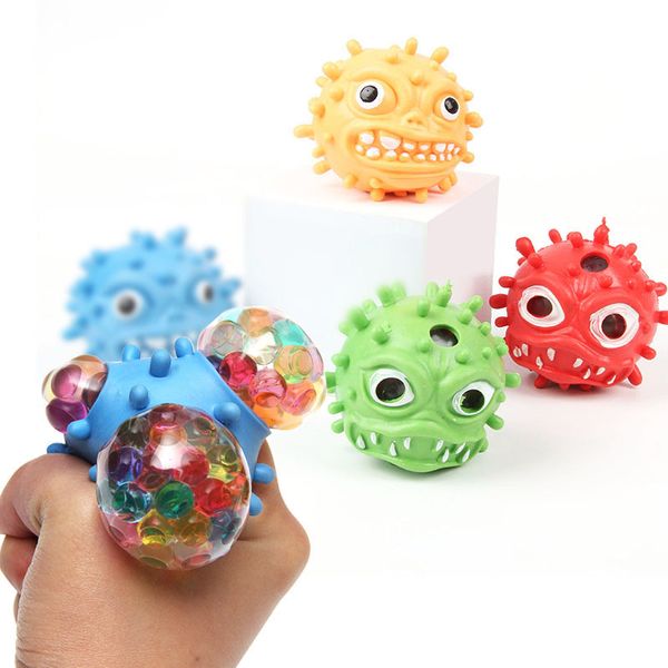 Squeeze Toys Sensorisches Zappelspielzeug TPR Neuheit Freisetzung Ball Blase Bubble Perle Dekompression Bälle Handbuch Antistress Kneten durch Kinder und Erwachsene Spielzeug für Kinder