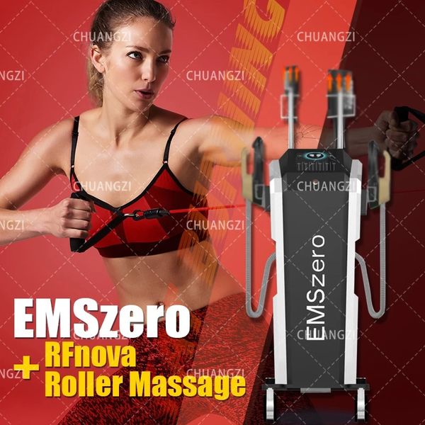 5000W 4 Maniglie RF Verticale EMSZERO Plus Roller EquipmentFat Decomposition Muscle Booster Fitness Beauty Instrument 2 in 1