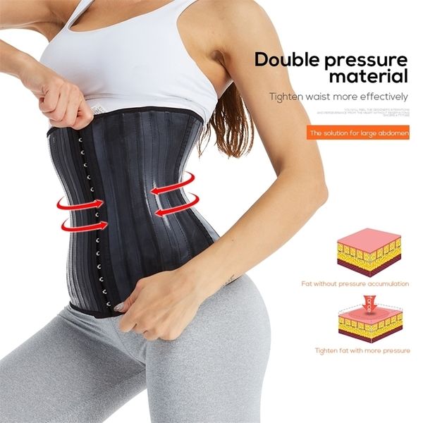 Womens Shapers Colombianas Latex Waist Trainer Corsetto Top Slim Belt Modeling Strap 259 Steel Bones Waist Cincher Body Shaper Belly Binder 221007