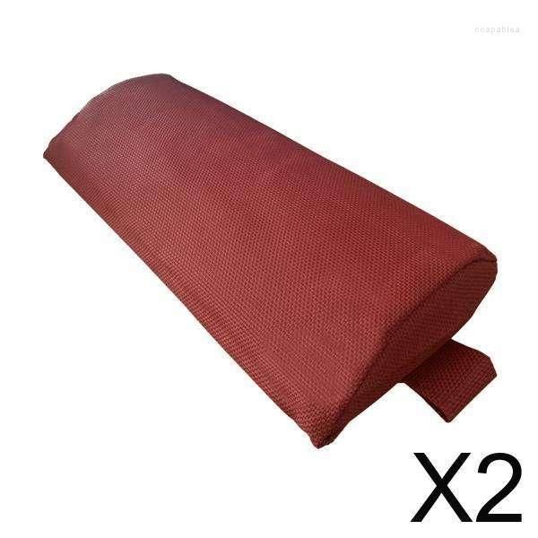 Camas de cadeira 2 peças A apoio de cabeça de cabeça de almofada de almofada substituta para o lounge reclinável vermelho