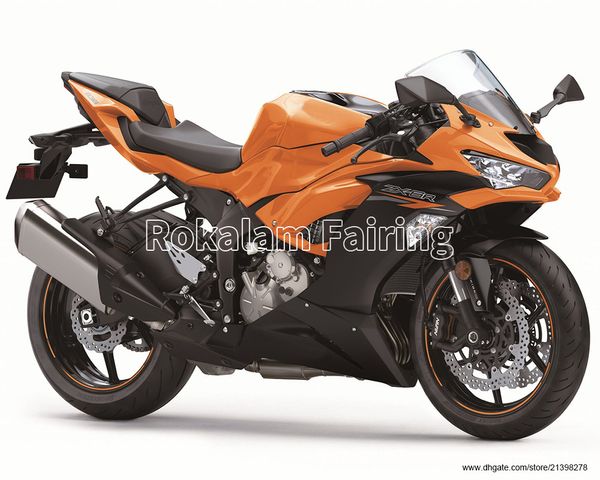 Per Kawasaki Ninja Carenature ZX-6R 2019 2020 2021 2022 ZX6R 636 ZX636 20 21 Arancione Aftermarket Moto Carenatura Stampaggio Ad Iniezione