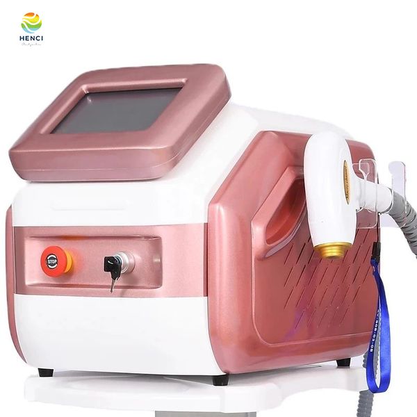 Macchina laser a diodi portatile 808nm 755nm/808nm/1064nm 3 lunghezze d'onda Laser a diodi Apparecchiatura di bellezza per la depilazione adatta a tutti i colori della pelle