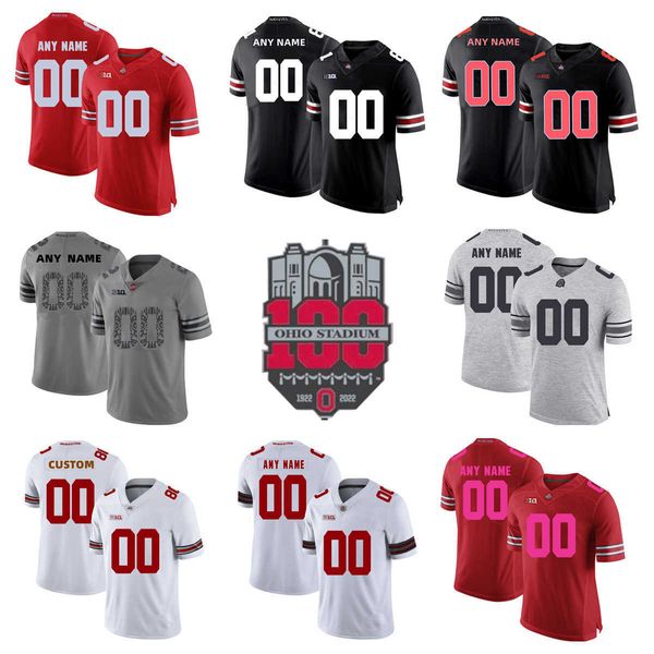 Maglie da calcio personalizzate NCAA College Ohio State Buckeyes Raekwon McMillan CJ Stroud Dwayne Haskins Jr Trey Sermon Binjimen Victor Cardale Jones K.J. Collina Jersey