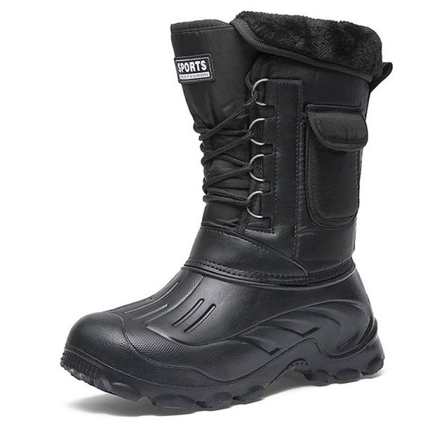 Stiefel Männer Winter Warme Wasserdichte Turnschuhe Outdoor-aktivitäten Angeln Schnee Arbeit Männlich Schuhe Schuhe 221007