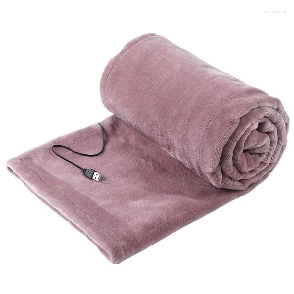 Одеяла USB -обогреватель электрическое одеяло 5 В односпальное одно кровать Большой теплый диван с подогревом матрас Manta Electrica Sheet