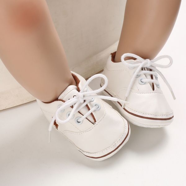 Rec￩m -nascidos Walkers Walkers Sapatos de menino Moda T￪nis Soas de sola mole de menina infantil infantil