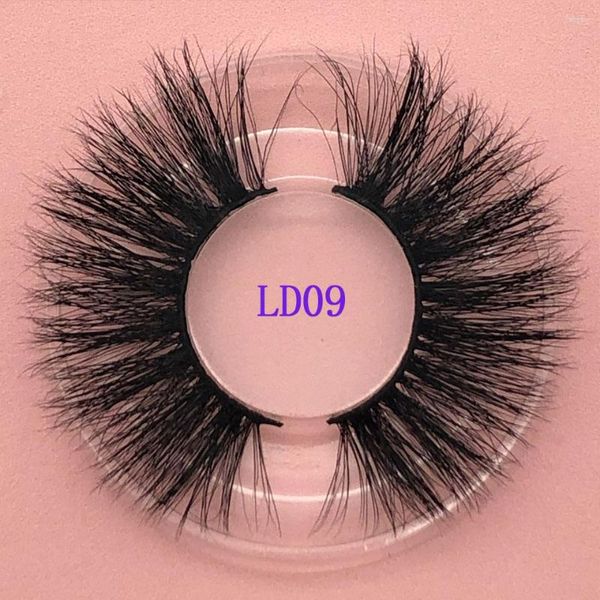 Falsche Wimpern Make-up, 3D-Nerzwimpern, dramatische Schönheit, 25 mm, individuelle Verpackung, voller Streifen, tierversuchsfrei