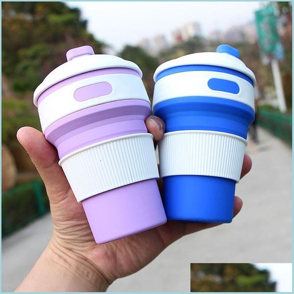 Tumblers New Siling Cup Cup Tumbler Travel Mug 12 унций Оптом может печатать логотип доставка 2021 Home Garden Kitchen Dining Dhbvg