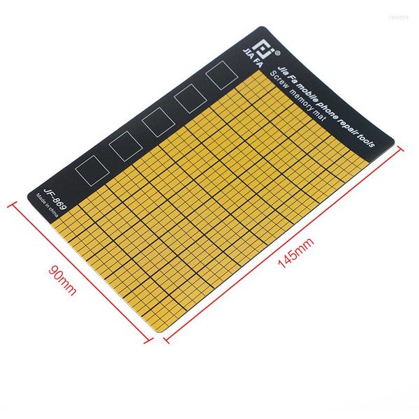 Professionelle Handwerkzeugsätze 1 STÜCK JF-869 Magnetische Schraubenmatte Speicherdiagramm Arbeitsunterlage Handy-Reparaturwerkzeuge 145 x 90 mm Handflächengröße