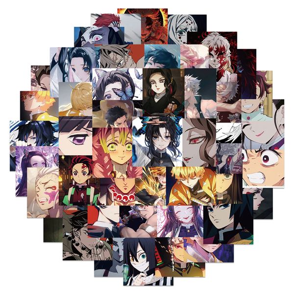 54pcs Anime Demon Slayer adesivos